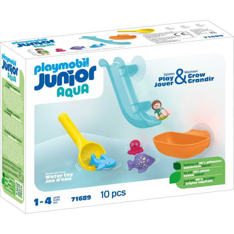 PLAYMOBIL Junior - Visplezier met zeedieren constructiespeelgoed 71689