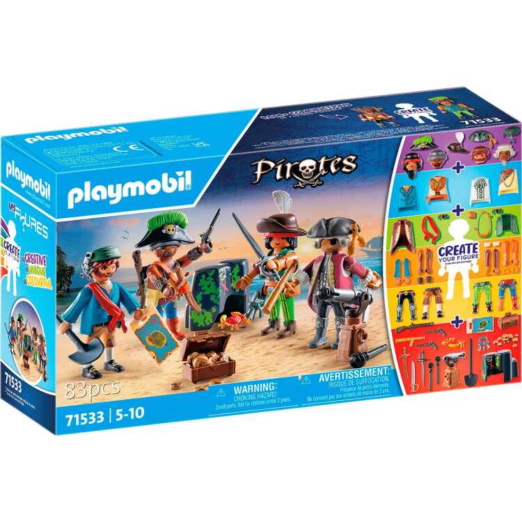 PLAYMOBIL Pirates - My Figures Piraten constructiespeelgoed 71533
