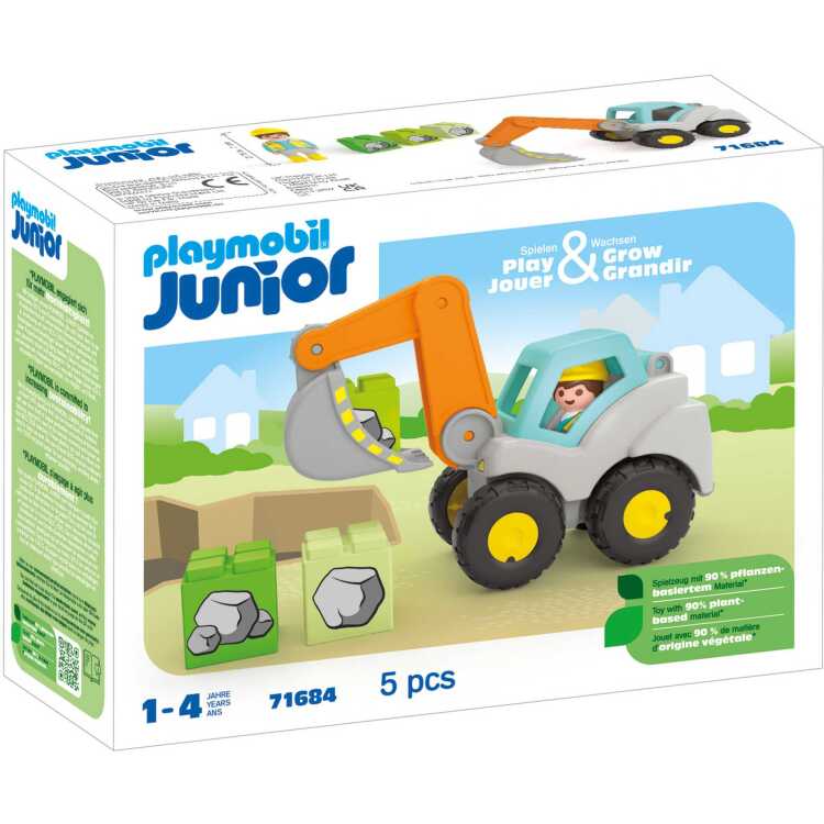 PLAYMOBIL Junior - Graafmachine constructiespeelgoed 71684