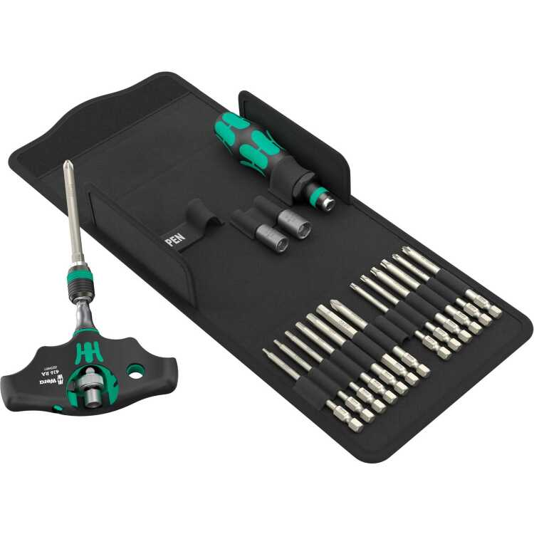 Wera Kraftform Kompakt 400 RA SHK Set 1 bitset 19-delig