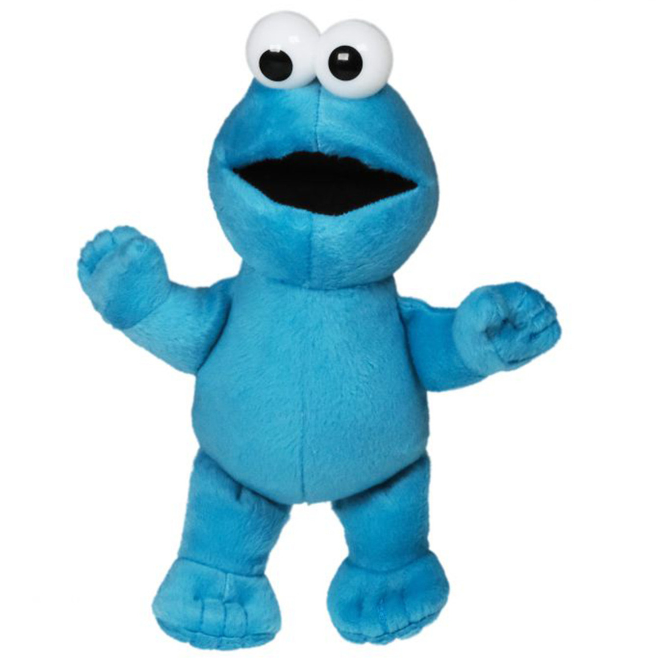 Sesamstraat pluche knuffel pop - Koekiemonster - stof - 25 cm -