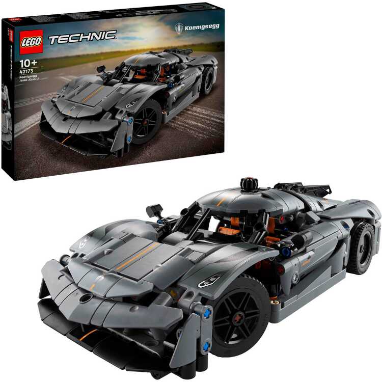 LEGO Technic - Koenigsegg Jesko Absolut grijze hypercar constructiespeelgoed 42173