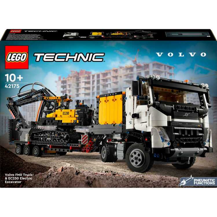 LEGO Technic - Volvo FMX truck & EC230 elektrische graafmachine constructiespeelgoed 42175