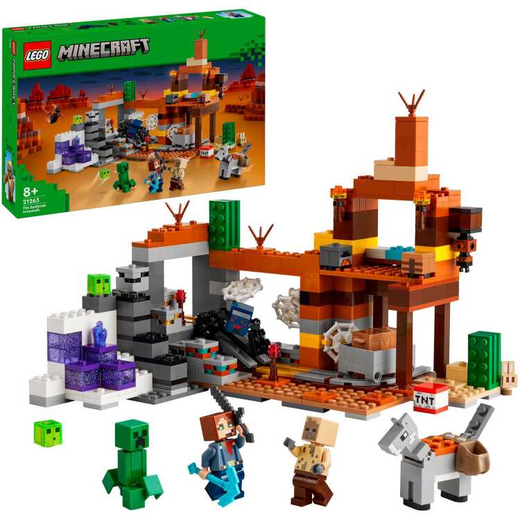 LEGO Minecraft - De woestenijmijnschacht constructiespeelgoed 21263