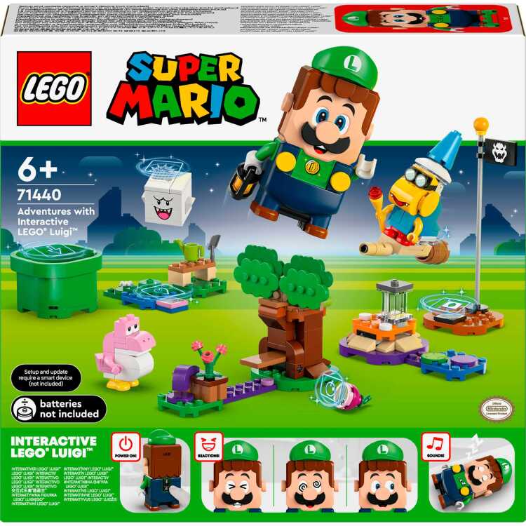 LEGO Super Mario - Avonturen met interactieve Luigi constructiespeelgoed 71440