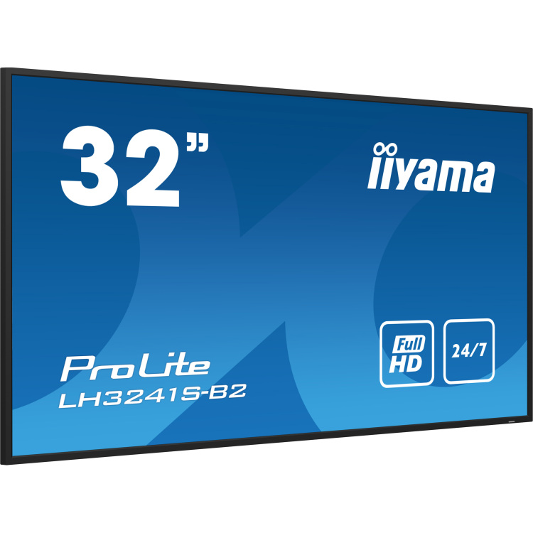 iiyama ProLite LH3241S-B2 public display VGA, HDMI, LAN, USB, Audio