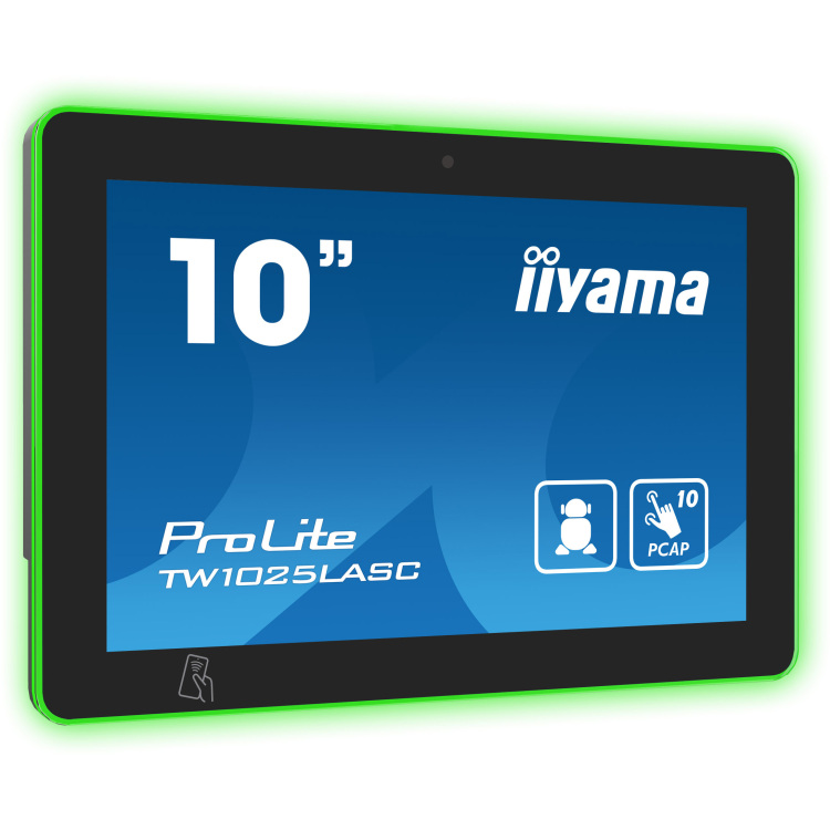 iiyama ProLite TW1025LASC-B1PNR ledmonitor Touch, USB, LAN, Audio, webcam, Android