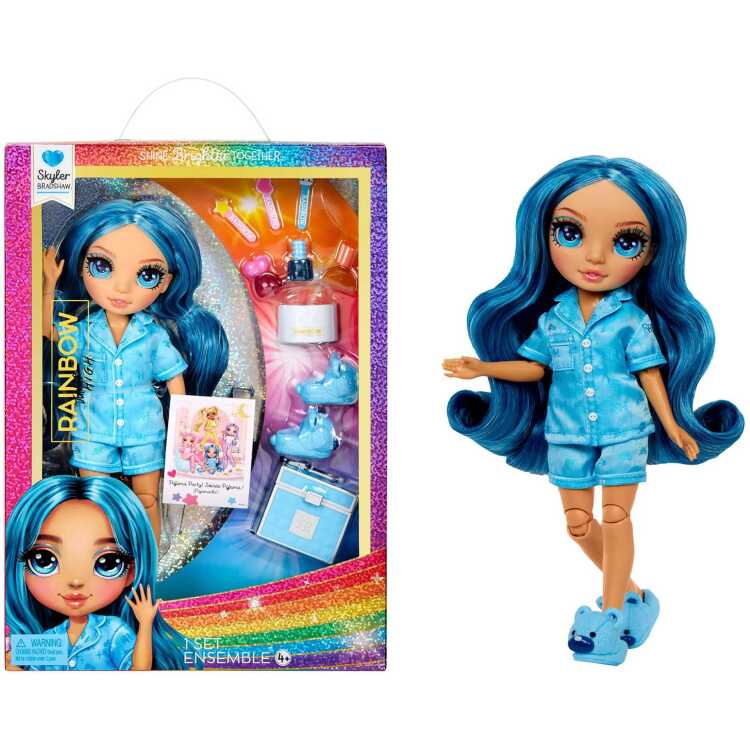 MGA Entertainment Rainbow High Junior High Pyjamaparty-modepop - Skyler pop