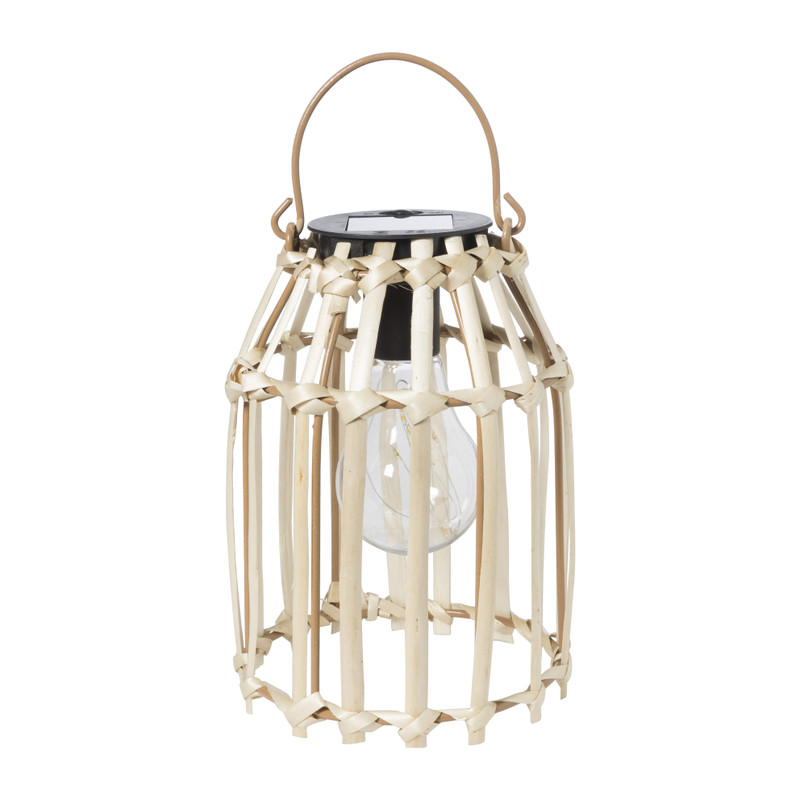 Solar hanglamp rotan - ø13x18 cm