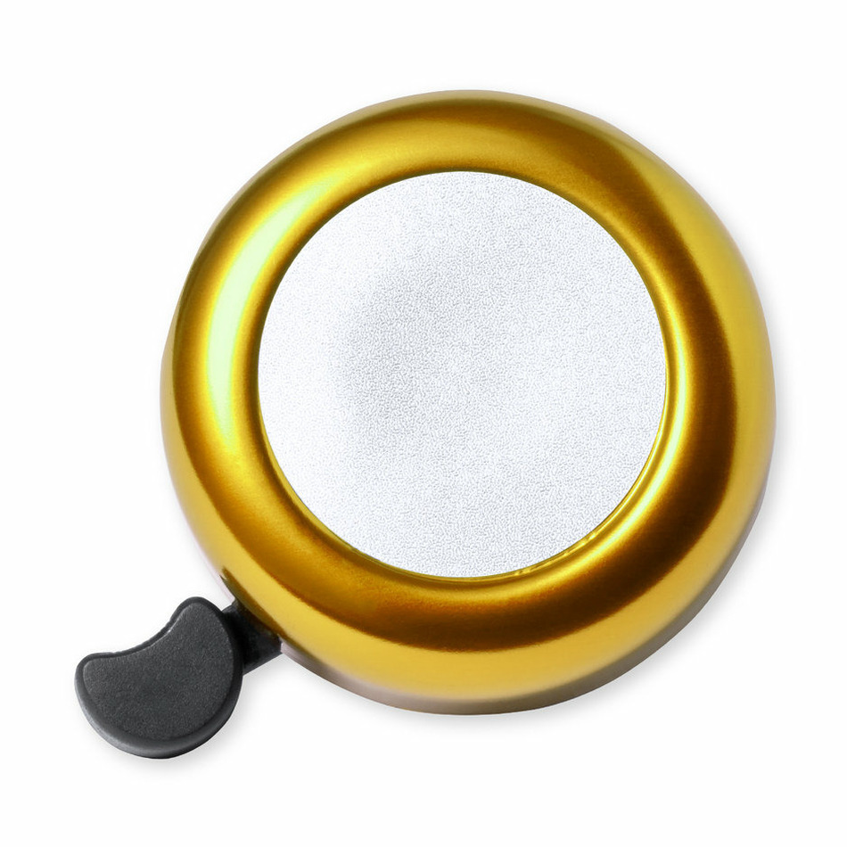 Fietsbel Ring - metallic goud - Dia 5.5 cm - Aluminium - verstelbaar -
