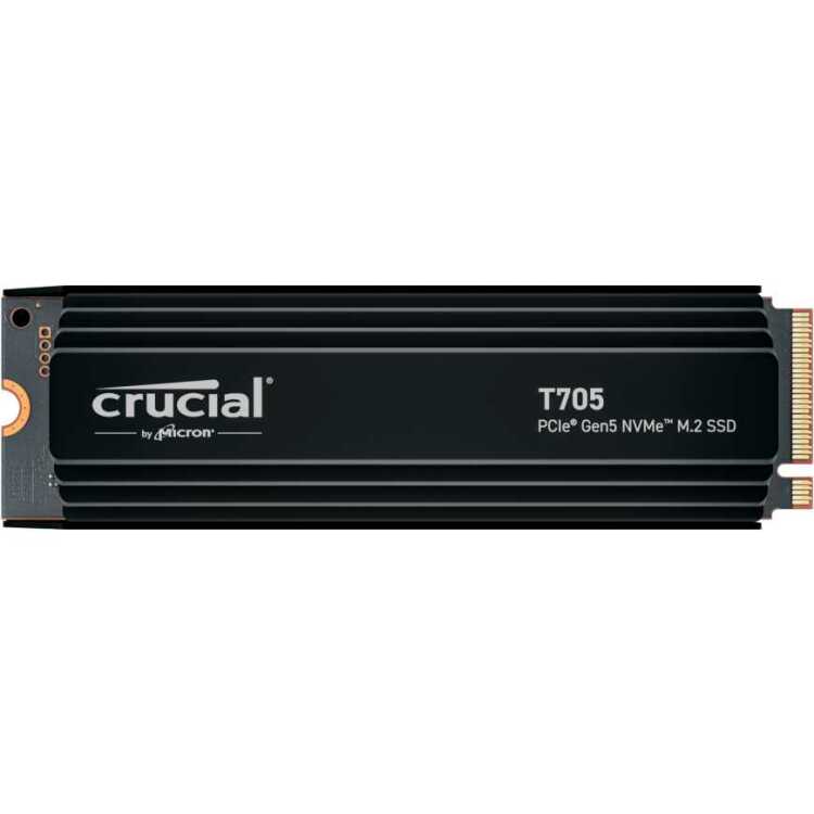Crucial T705 1 TB ssd PCIe 5.0 x4, NVMe 2.0, M.2 2280, Incl. heatsink