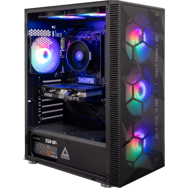 ALTERNATE Thunderstorm Starter R5 - RTX 4060 gaming pc R5 5600 | RTX 4060 | 16 GB | 1 TB SSD