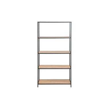 Boekenkast Jaxx - eikenkleur - 150x77x35 cm - Leen Bakker