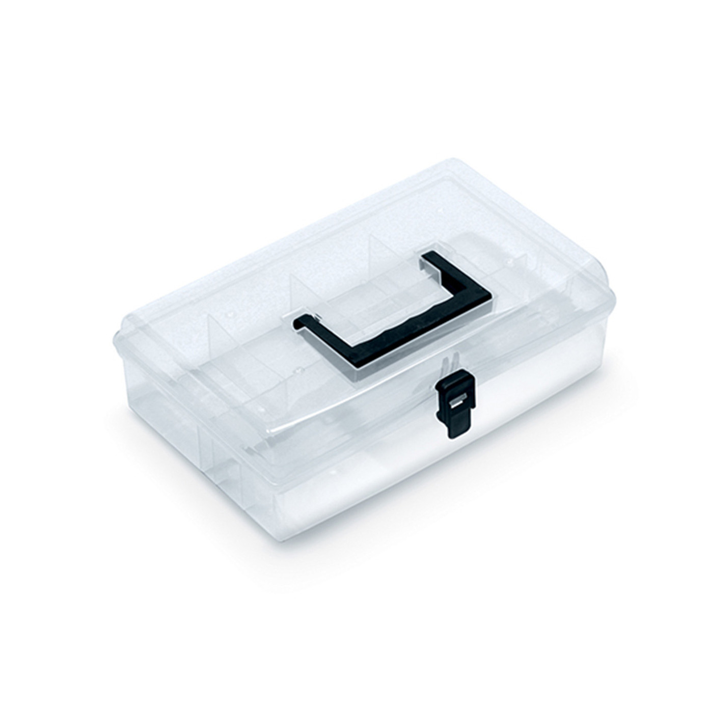 Sorteerbox/vakjes koffer - spijkers/schroeven/kleine spullen - 5 vaks - 29 x 20 x 8.5 cm -