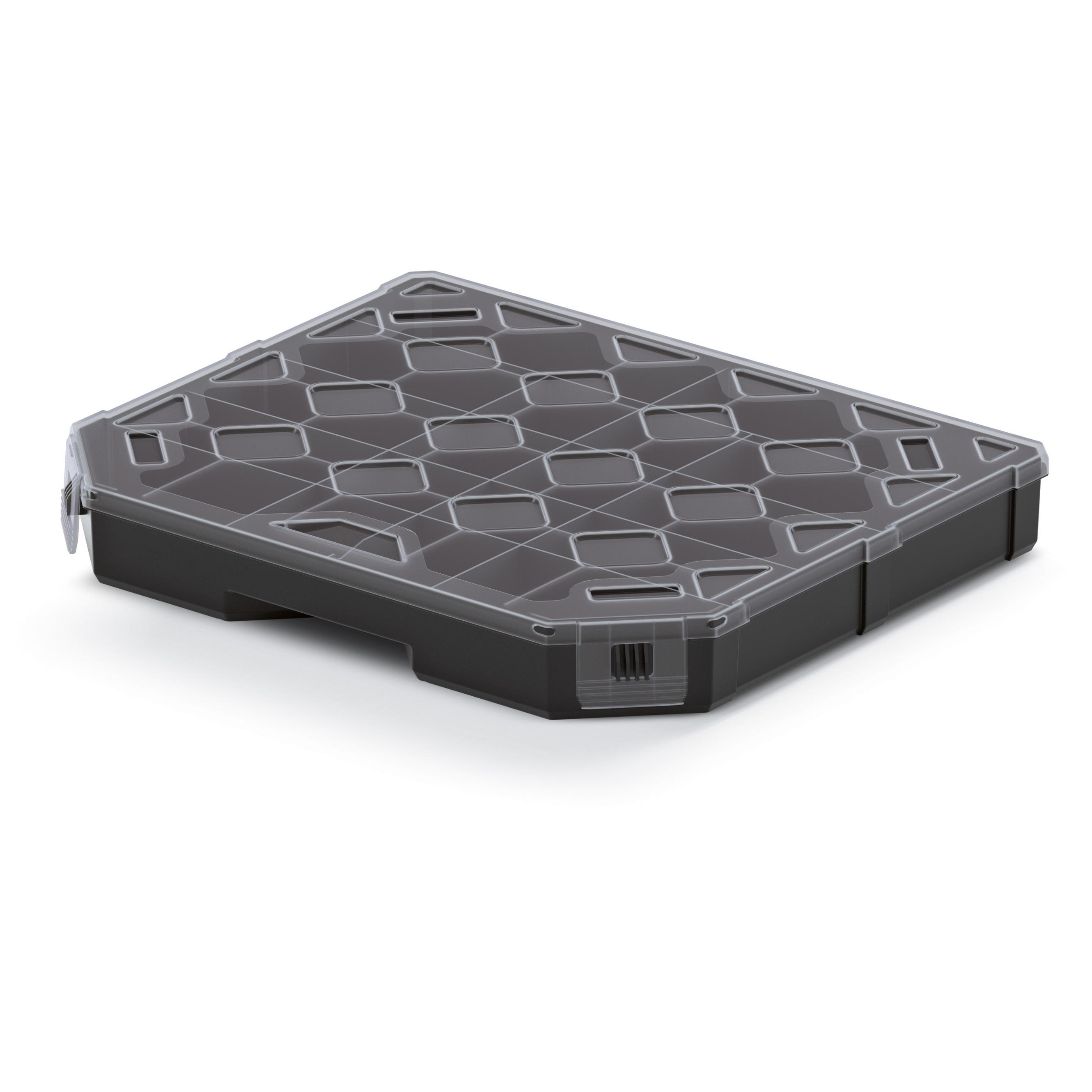 Sorteerbox/vakjes koffer - spijkers/schroeven/kleine spullen - 14 vaks - 28 x 24 x 4 cm -