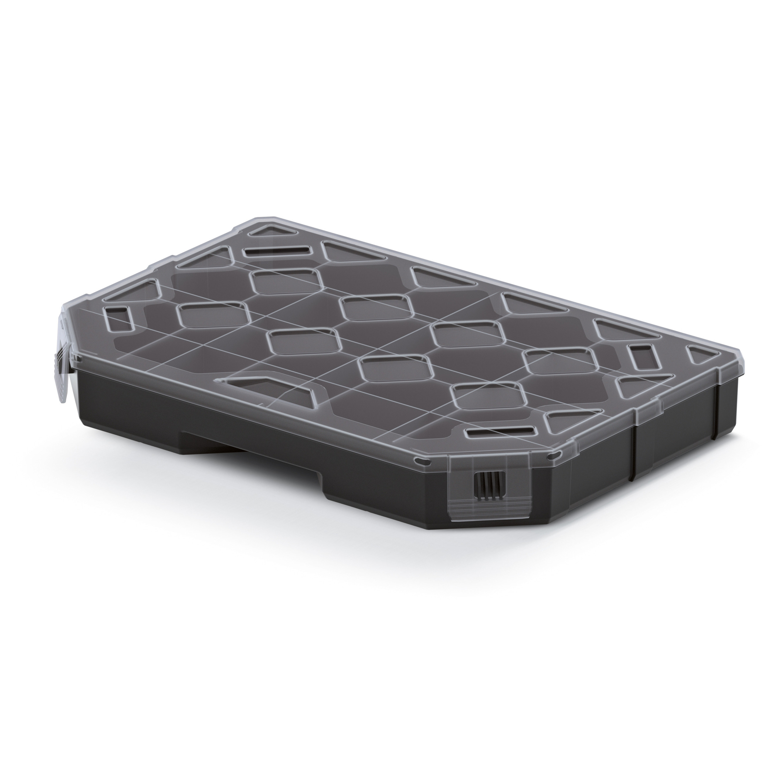 Sorteerbox/vakjes koffer - spijkers/schroeven/kleine spullen - 14 vaks - 28 x 20 x 4 cm -
