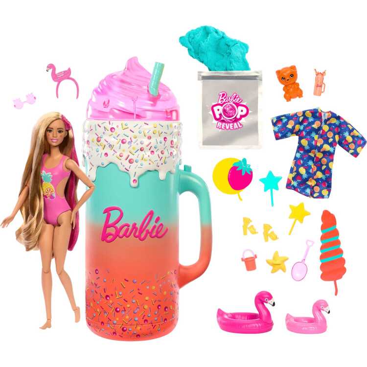 Mattel Pop Reveal Rise & Surprise cadeauset met geurige pop pop Meer dan 15 verrassingen, met kleurverandering