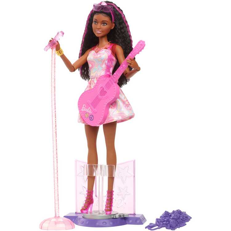 Mattel Carrière popster met bewegend podium pop 65e verjaardag