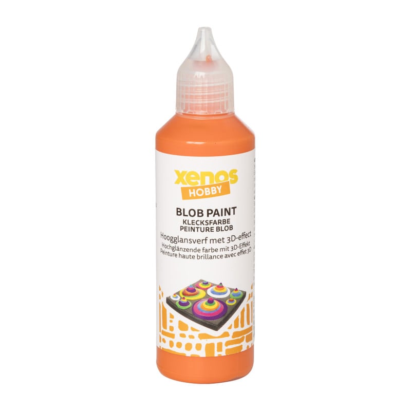 Blob verf - oranje - 80 ml