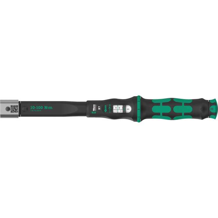 Wera Click-Torque X 7 draaimomentsleutel voor insteekgereedschappen draaimomentsleutel 10-100 Nm