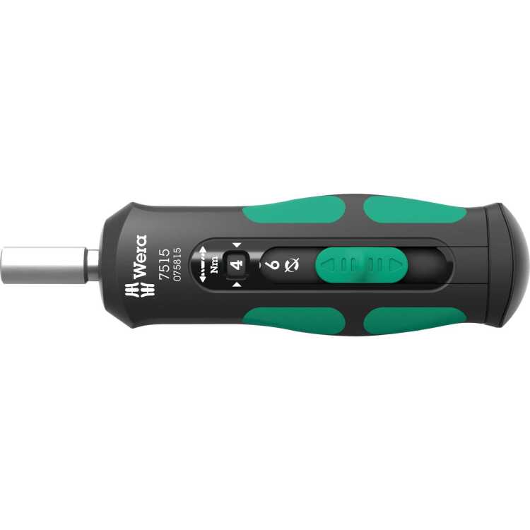 Wera 7515 Kraftform Safe-Torque Speed draaimomentschroevendraaier schroevendraaier 2-6 Nm