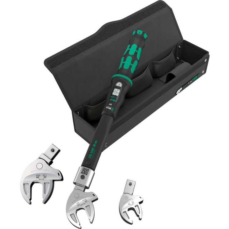 Wera 9530 Draaimomentsleutelset voor warmtepompen/airco's draaimomentsleutel 4-delig