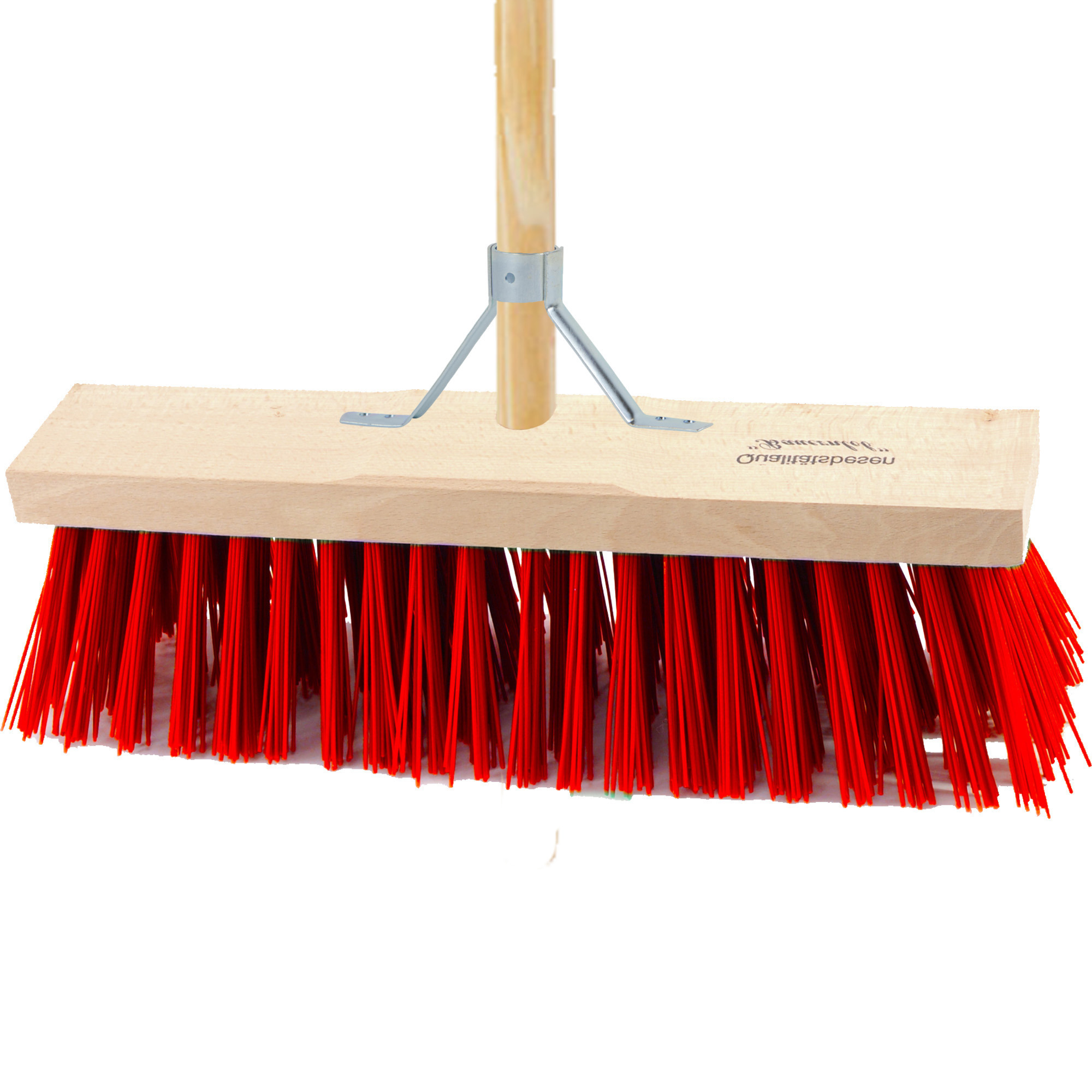 Bezem buiten - 40 cm - steel 150 cm - incl. stokhouder - harde bezem - straatbezem -