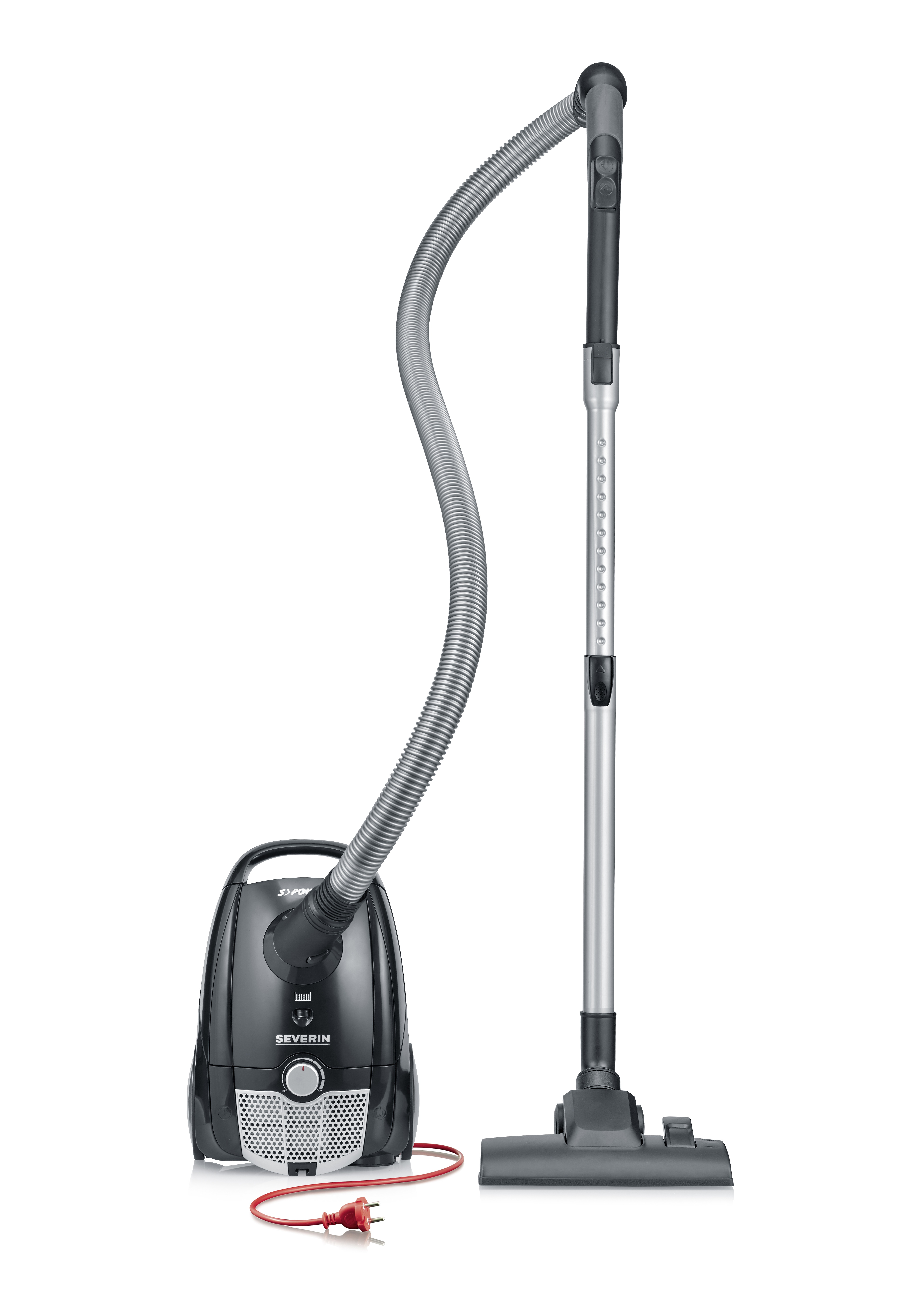 Severin BC7030 Stofzuiger met zak Zwart