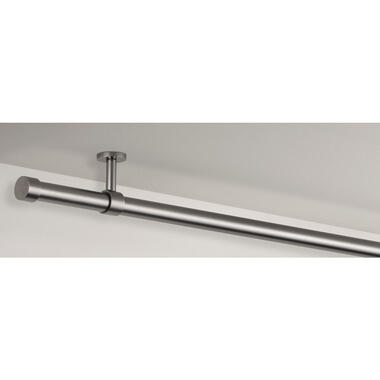 Gordijnroede 120cm - zwart metaal - Ø28mm (2016377) - Leen Bakker