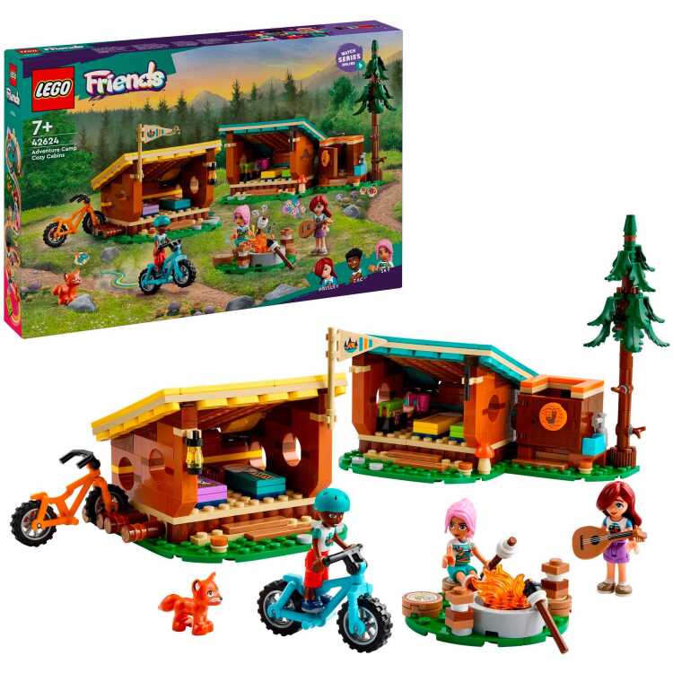 LEGO Friends - Avonturenkamp knusse boshutten constructiespeelgoed 42624
