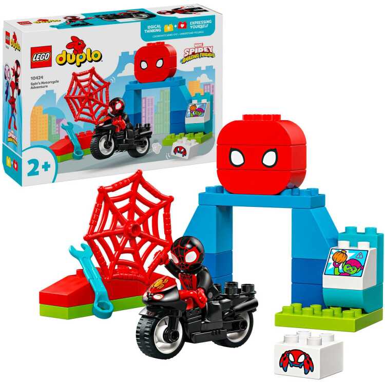 LEGO DUPLO - De motoravonturen van Spin constructiespeelgoed 10424