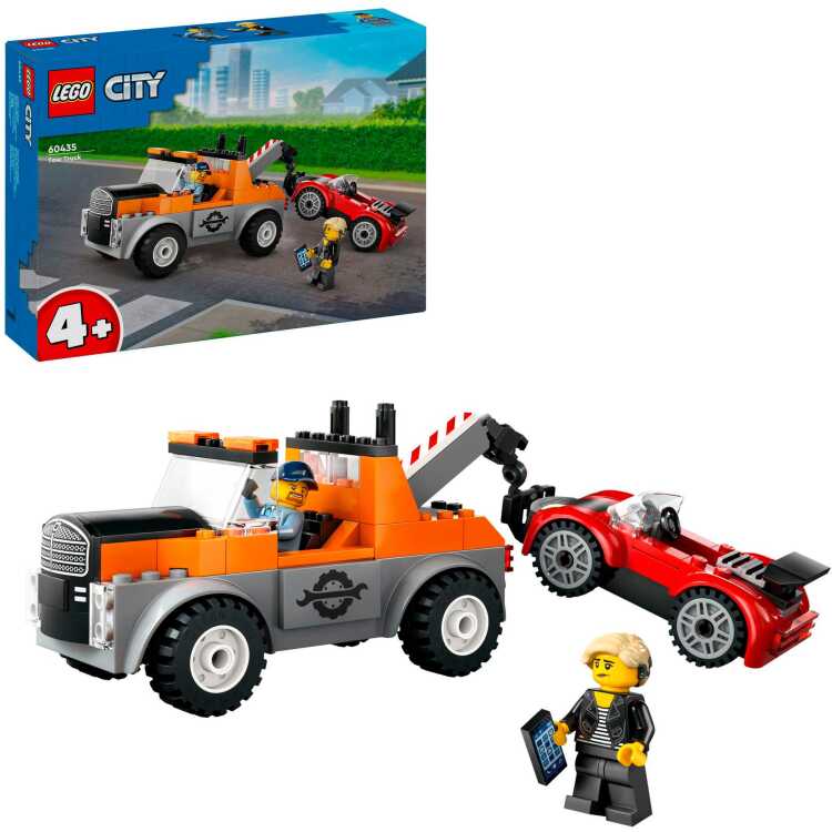 LEGO City - Sleepwagen en sportautoreparatie constructiespeelgoed 60435