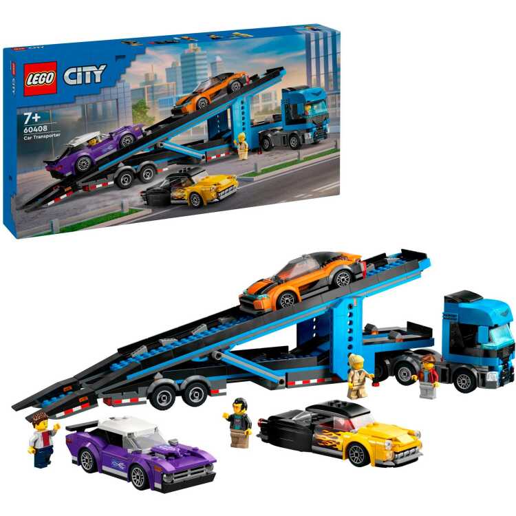 LEGO City - Transportvoertuig met sportauto's constructiespeelgoed 60408