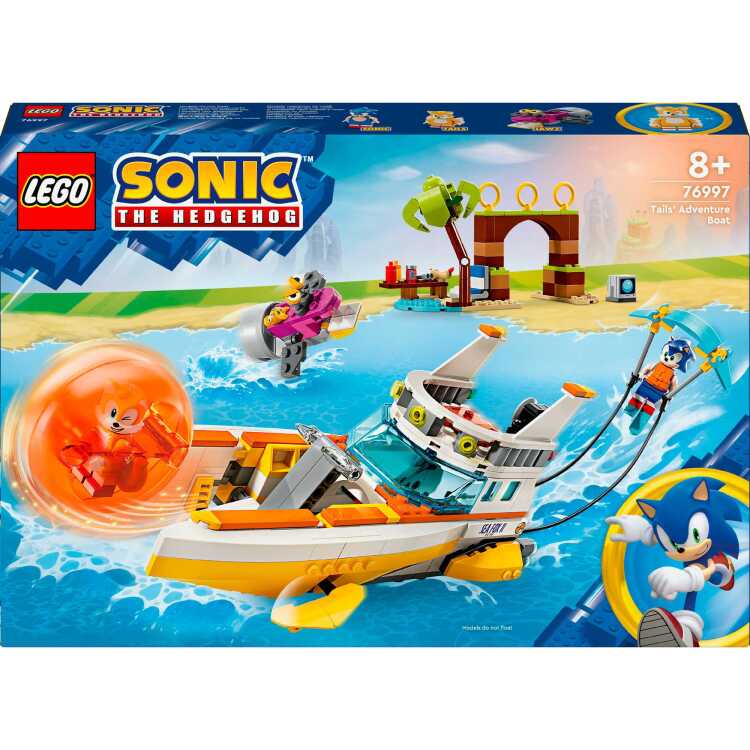 LEGO Sonic the Hedgehog - Tails' avonturenboot constructiespeelgoed 76997