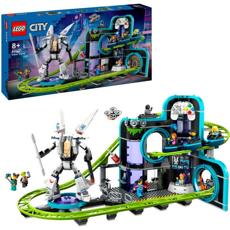 LEGO City - Achtbaan in Robotwereld constructiespeelgoed 60421