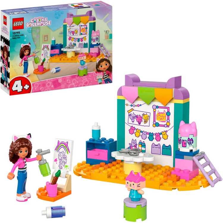 LEGO Gabby's poppenhuis - Knutselen met Babykitty constructiespeelgoed 10795