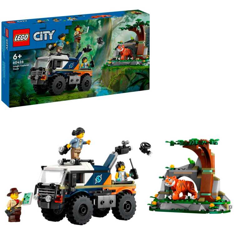 LEGO City - Jungleonderzoekers: offroad truck constructiespeelgoed 60426