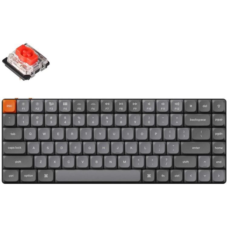 Keychron K3 Max-B1 toetsenbord RGB leds, 75%, Double-shot PBT, 2.4GHz | Bluetooth 5.1 | USB-C