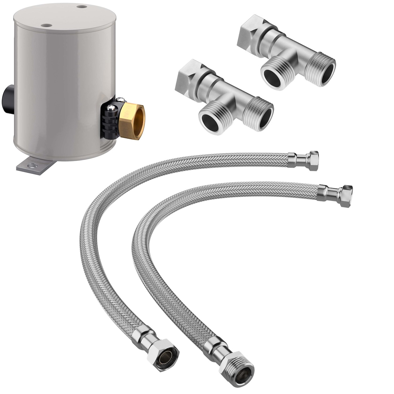 Franke Uitbreidingsset 4-in-1 Kraan accessoire Grijs