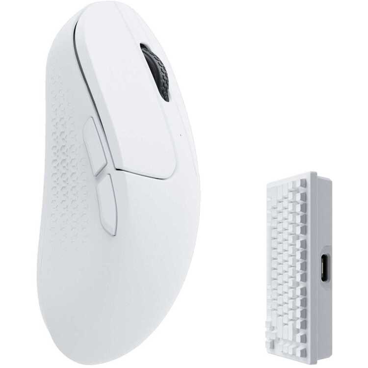 Keychron M3 Mini Wireless 4K-Version gaming muis 100 - 26000 DPI, USB-C / Bluetooth 5.1 / 2.4 GHz