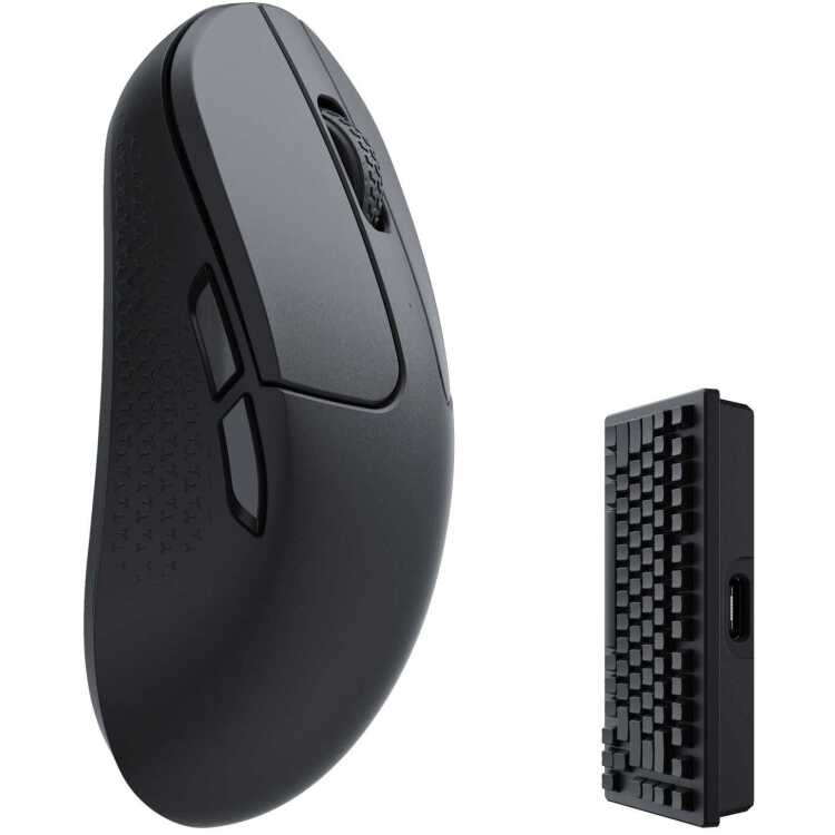 Keychron M3 Mini Wireless 4K-Version gaming muis 100 - 26000 DPI, USB-C / Bluetooth 5.1 / 2.4 GHz