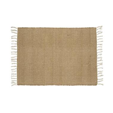 Vloerkleed Indee - bruin - 60x90 cm - Leen Bakker