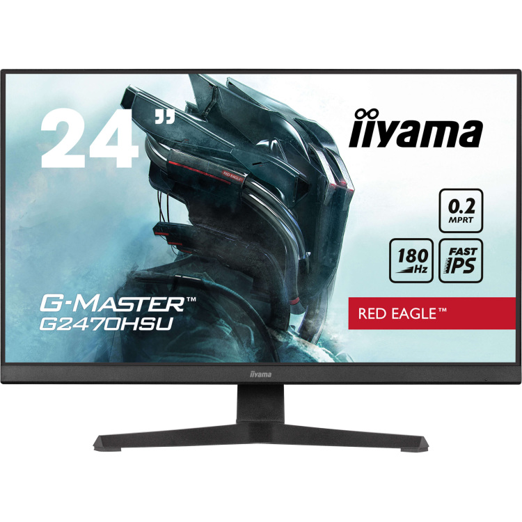 iiyama G-Master Red Eagle G2470HSU-B6 gaming monitor 180 Hz, HDMI, DisplayPort, Audio