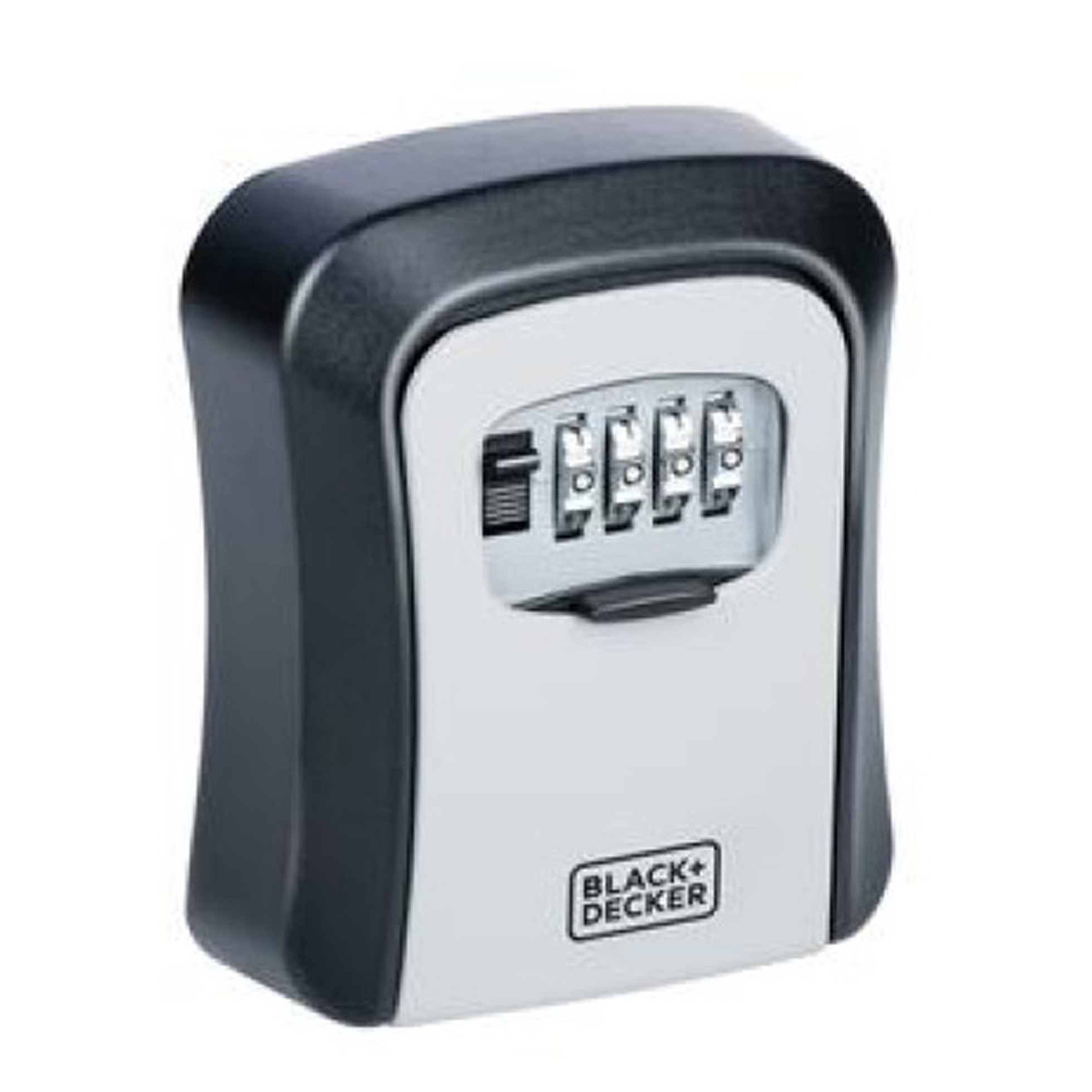 Black & Decker sleutelkluis met cijferslot - zwart - staal - muur montage incl. schroeven- 12 x 9 x -