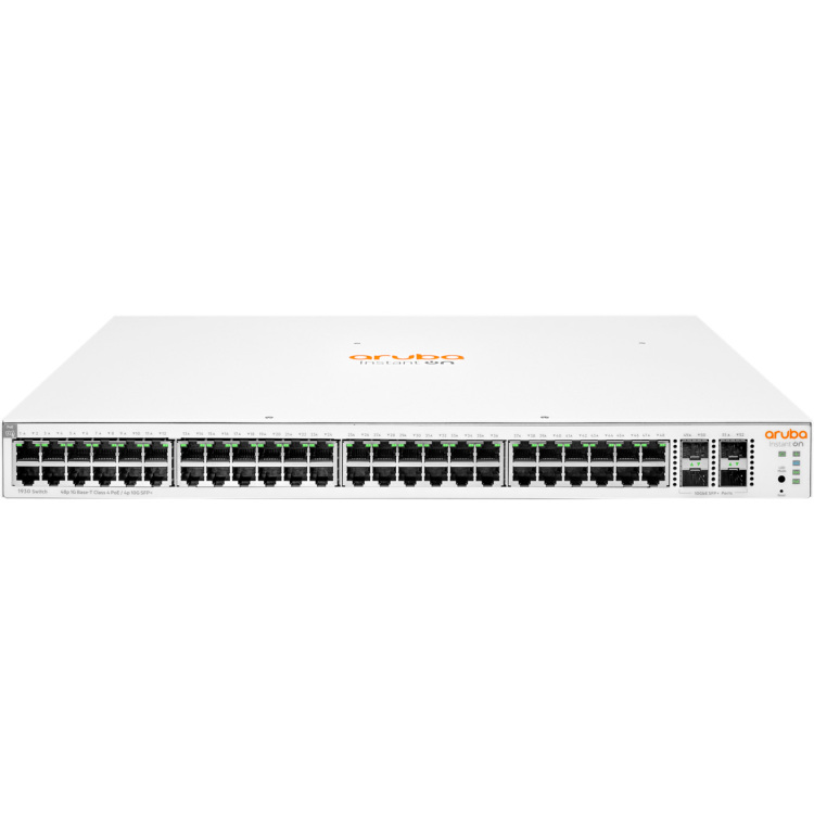 Hewlett Packard Enterprise Instant On 1930 48G 4SFP+ CL4 PoE switch 370 Watt PoE