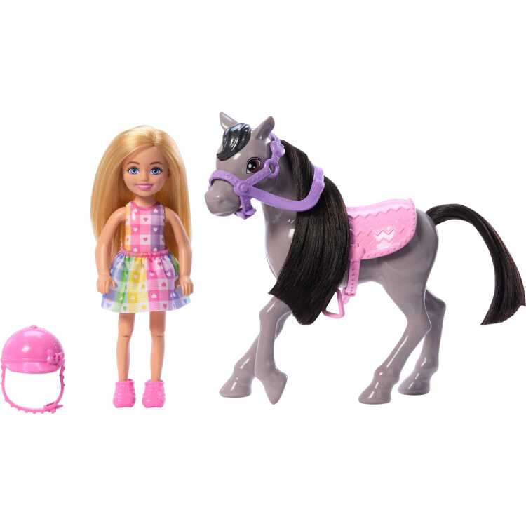 Mattel Barbie Family & Friends - Chelsea en Pony pop