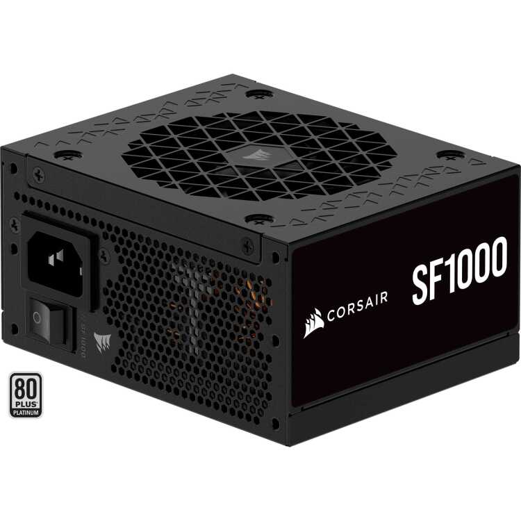 Corsair SF1000 voeding 3x PCIe, 1x 12VHPWR, Kabelmanagement