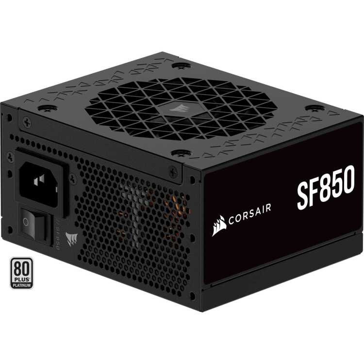 Corsair SF850 voeding 2x PCIe, 1x 12VHPWR, Kabelmanagement