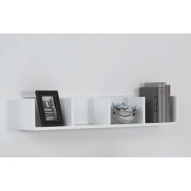 Wandplank Point - wit - 17x92x16,5 cm - Leen Bakker