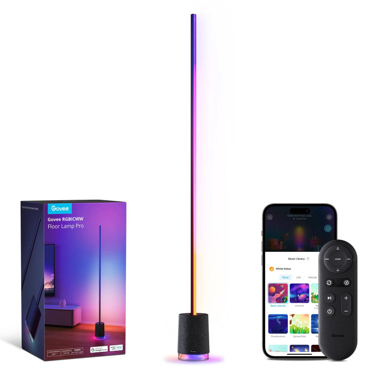 Govee RGBICWW Floor Lamp Pro sfeerverlichting 2,4GHz-wifi + Bluetooth
